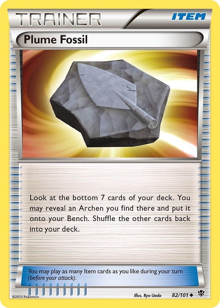 Image for Plume Fossil (82/101) [Plasma Blast] - Pokemon