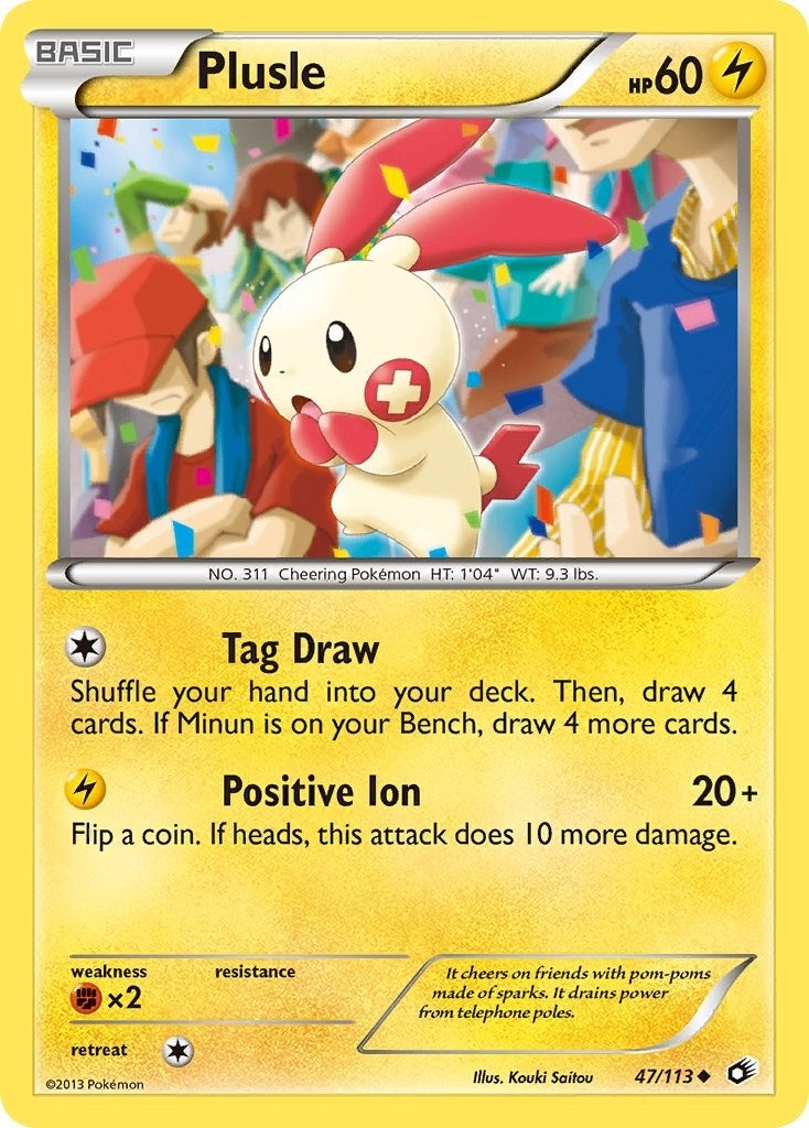 Image for Plusle (47/113) [Legendary Treasures] - Pokemon