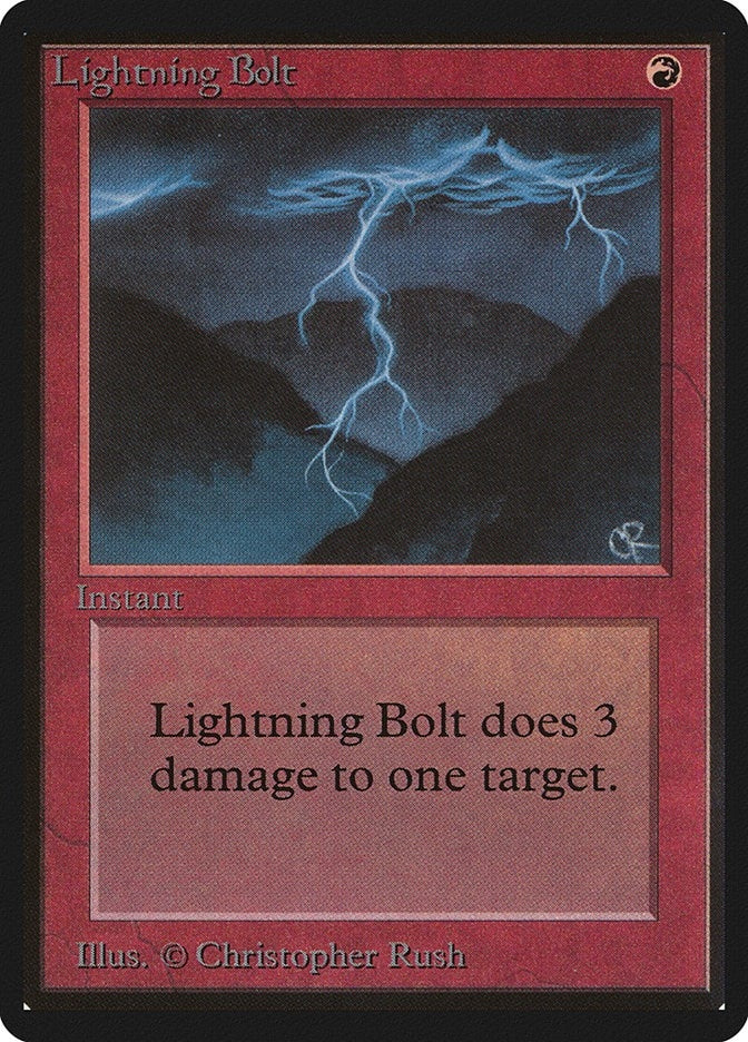 Image for Lightning Bolt [Beta Edition] - Magic: The Gathering