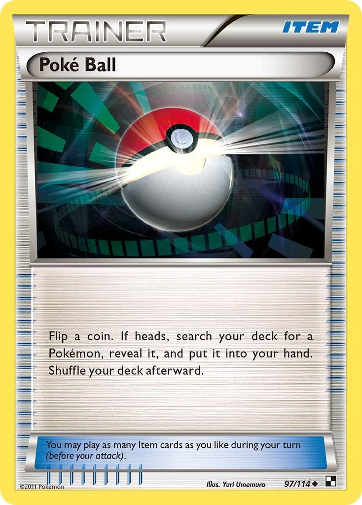 Image for Poke Ball (97/114) [Black and White] - Pokemon