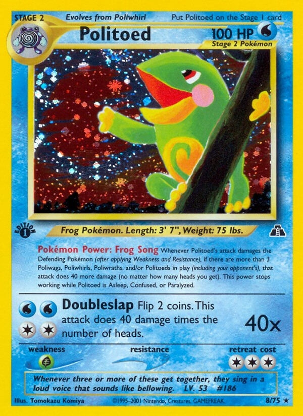 Image for Politoed (8) (08/75) [Neo Discovery] - Pokemon