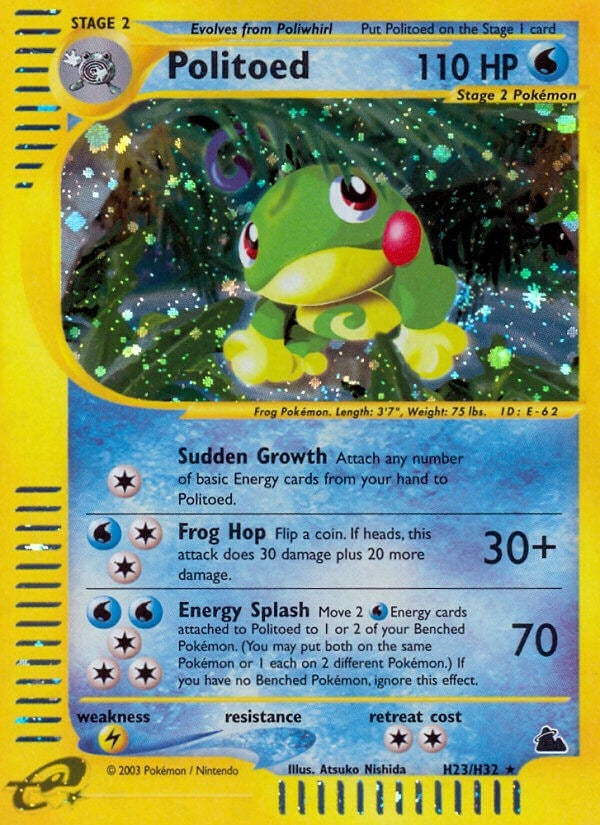 Image for Politoed (H23) (H23/H32) [Skyridge] - Pokemon