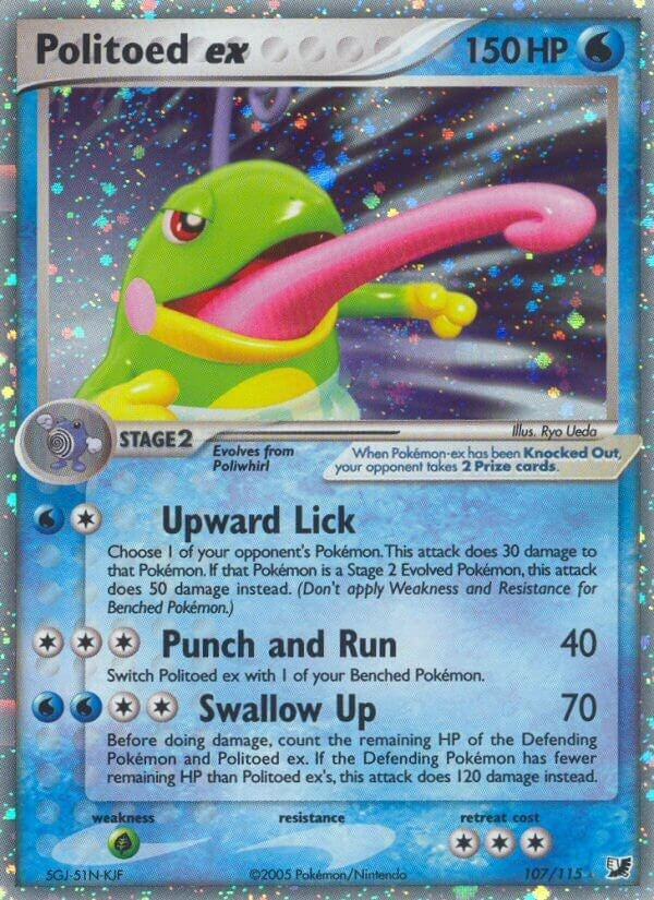 Image for Politoed ex (107/115) [Unseen Forces] - Pokemon