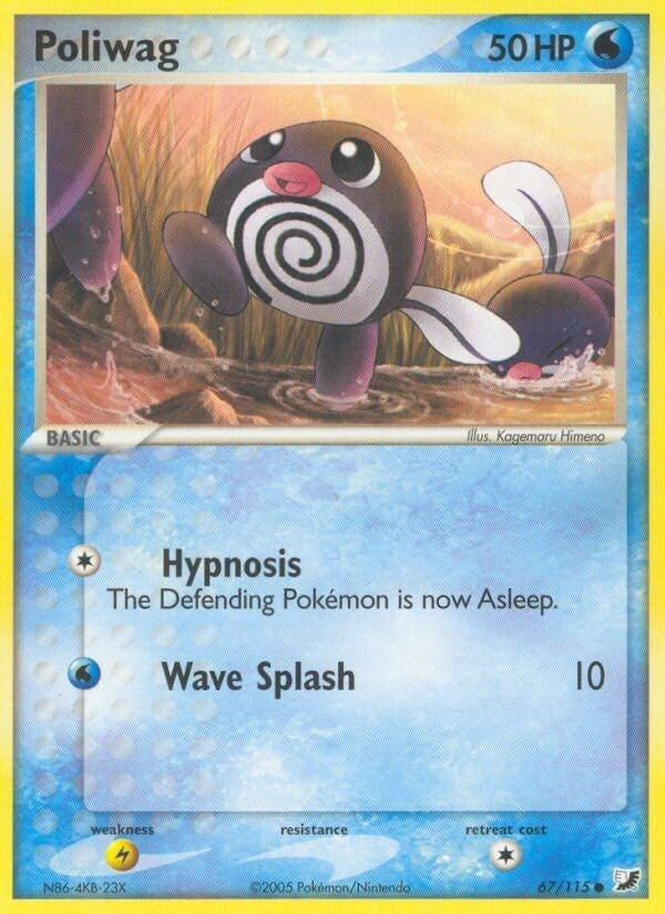 Image for Poliwag (67/115) [Unseen Forces] - Pokemon