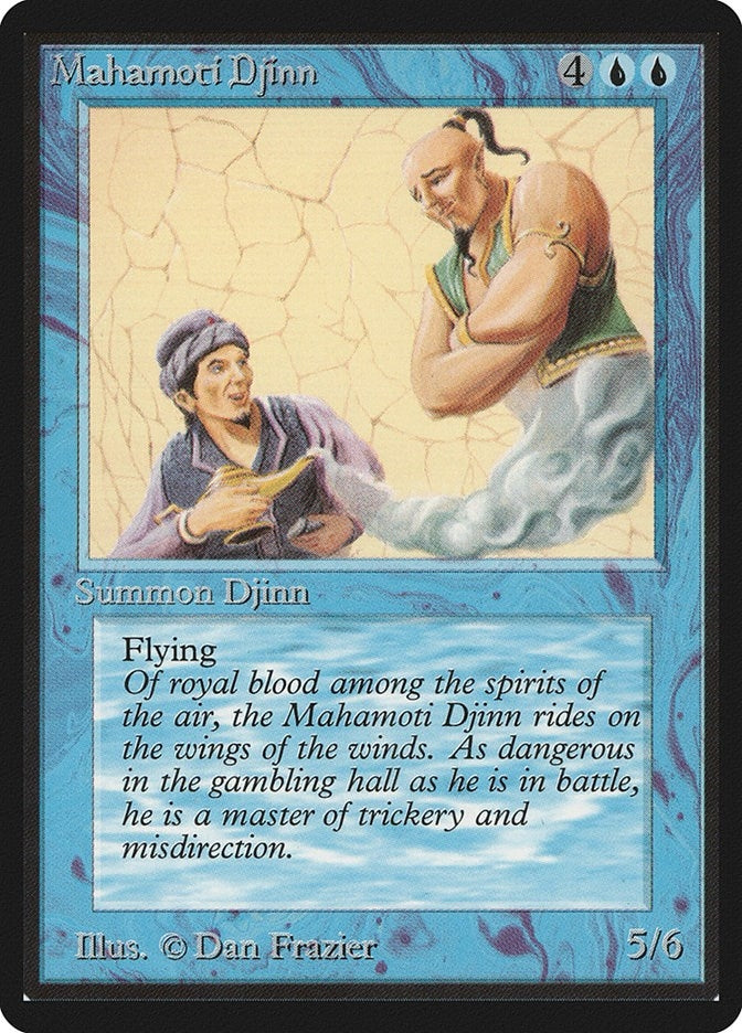 Image for Mahamoti Djinn [Beta Edition] - Magic: The Gathering