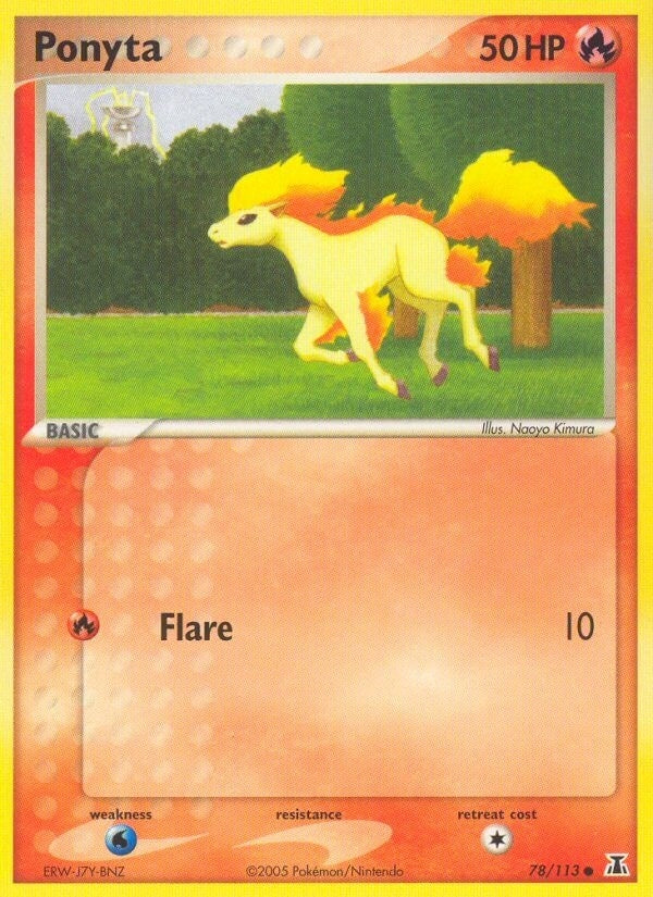 Image for Ponyta (78/113) [Delta Species] - Pokemon