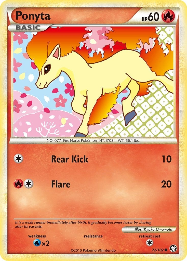 Image for Ponyta (72/102) [Triumphant] - Pokemon