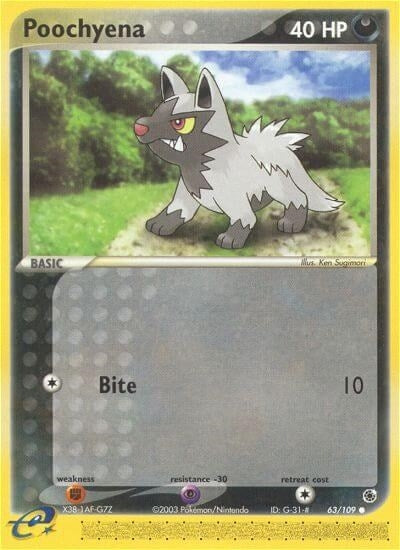 Image for Poochyena (63/109) [Ruby and Sapphire] - Pokemon
