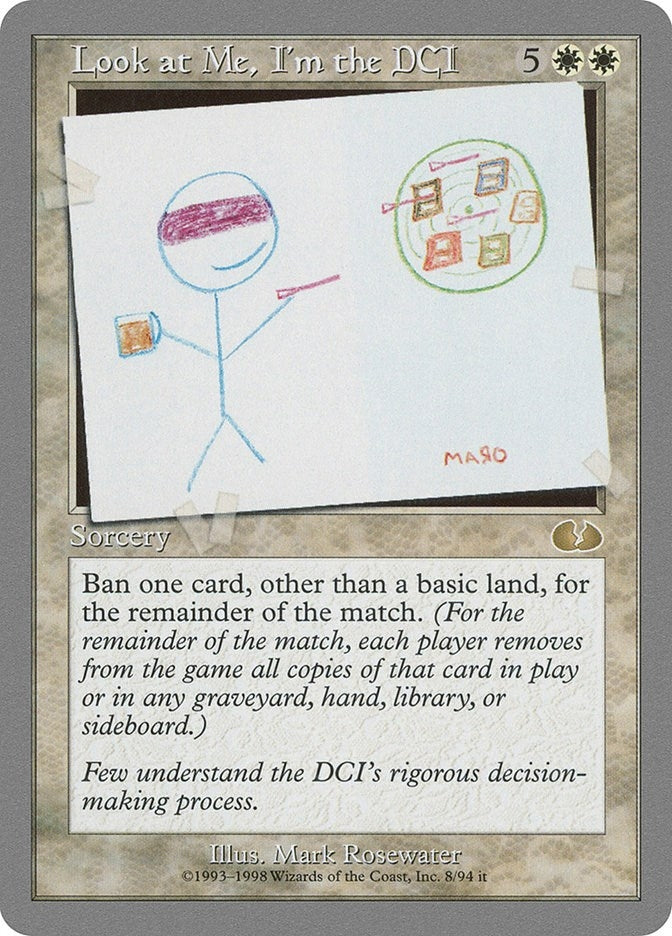 Image for Look at Me, I'm the DCI (8) [Unglued] - Magic: The Gathering