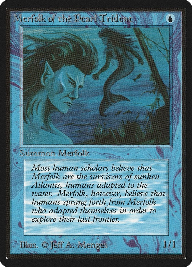 Image for Merfolk of the Pearl Trident [Beta Edition] - Magic: The Gathering