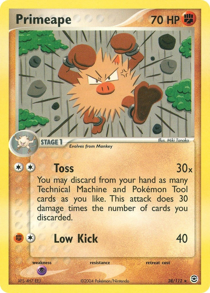 Image for Primeape (28/112) [FireRed & LeafGreen] - Pokemon