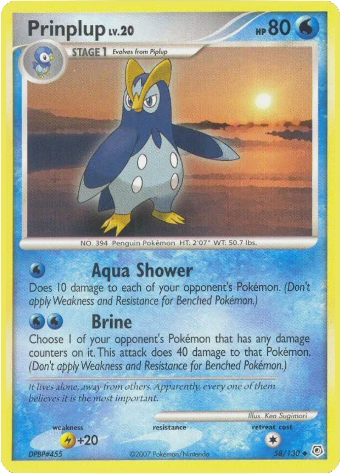 Image for Prinplup (58/130) [Diamond and Pearl] - Pokemon