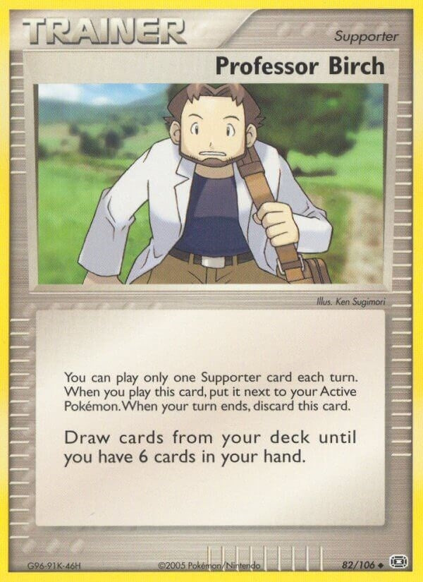 Image for Professor Birch (82/106) [Emerald] - Pokemon