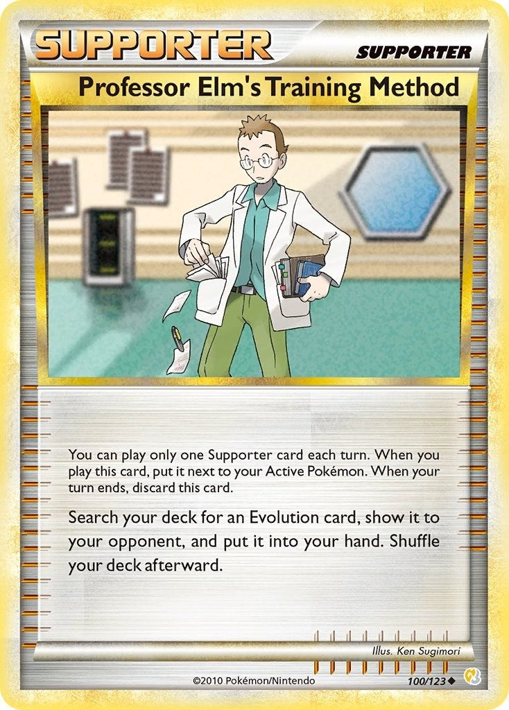 Image for Professor Elm's Training Method (100/123) [HeartGold SoulSilver] - Pokemon