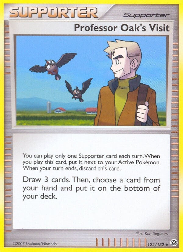 Image for Professor Oak's Visit (122/132) [Secret Wonders] - Pokemon