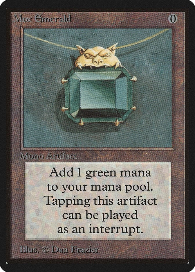 Image for Mox Emerald [Beta Edition] - Magic: The Gathering