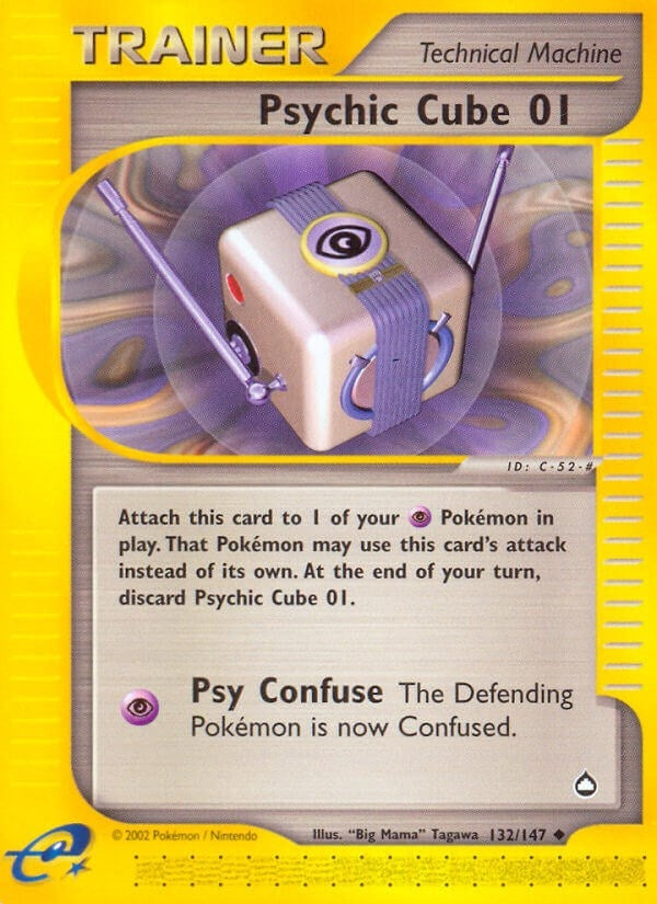 Image for Psychic Cube 01 (132/147) [Aquapolis] - Pokemon