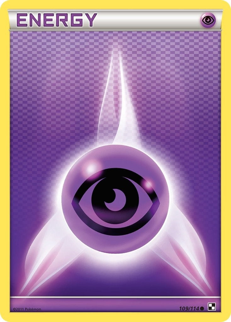 Image for Psychic Energy (109/114) [Black and White] - Pokemon