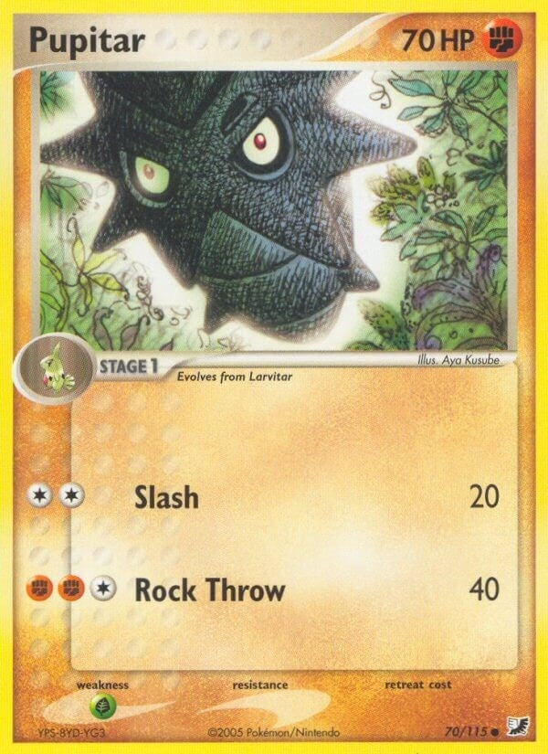 Image for Pupitar (70/115) [Unseen Forces] - Pokemon