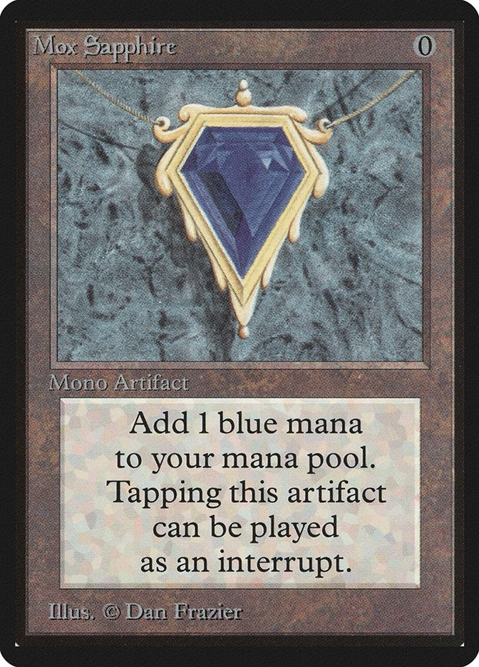 Image for Mox Sapphire [Beta Edition] - Magic: The Gathering