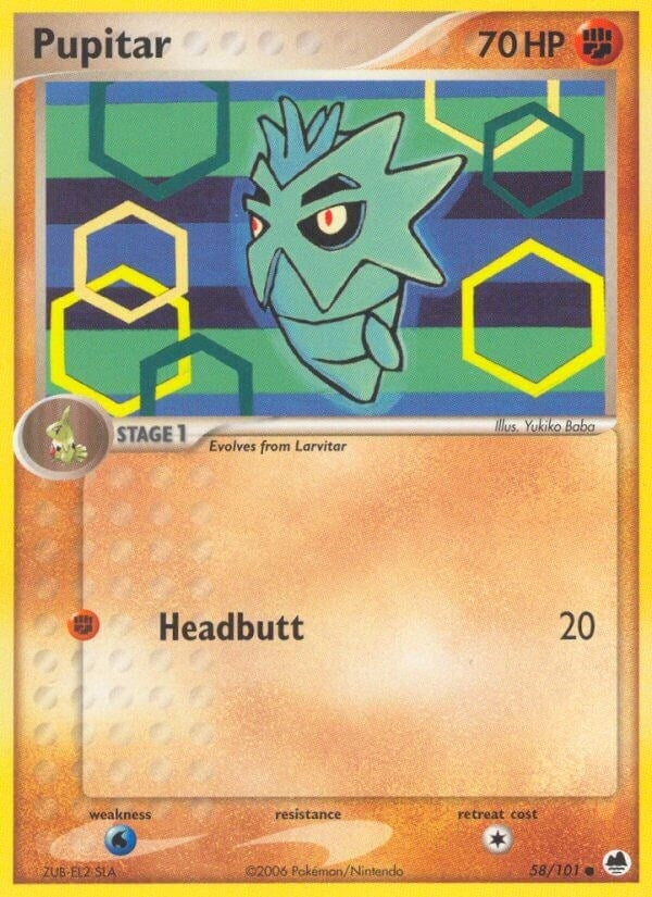 Image for Pupitar (58/101) [Dragon Frontiers] - Pokemon