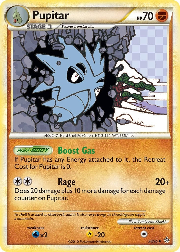 Image for Pupitar (38) (38/95) [Unleashed] - Pokemon