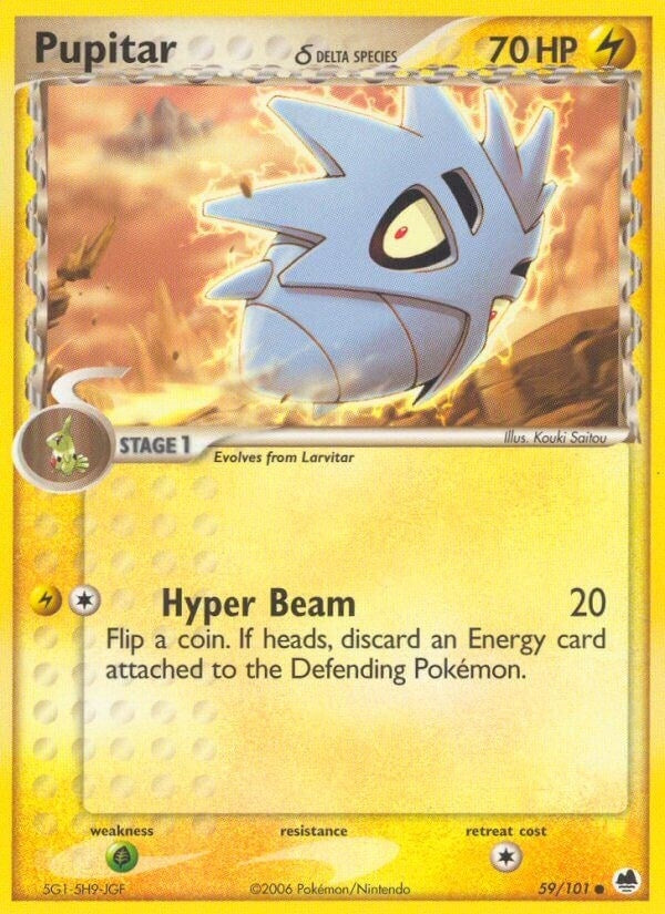 Image for Pupitar (Delta Species) (59/101) [Dragon Frontiers] - Pokemon