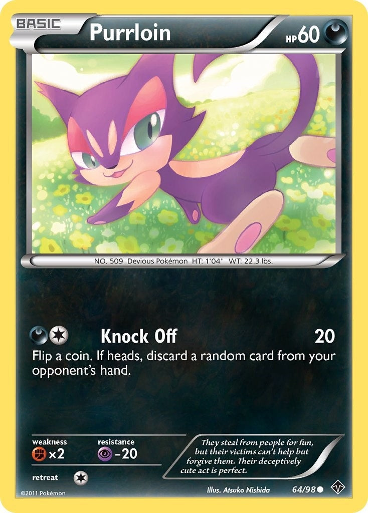 Image for Purrloin (64/98) [Emerging Powers] - Pokemon
