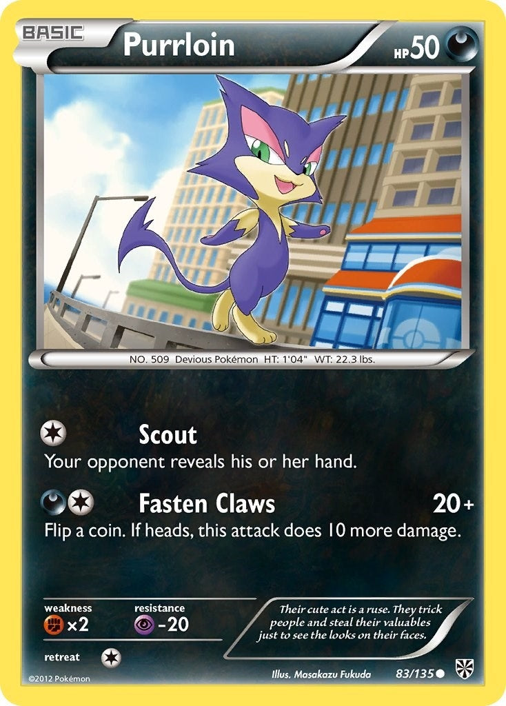 Image for Purrloin (83) (83/135) [Plasma Storm] - Pokemon