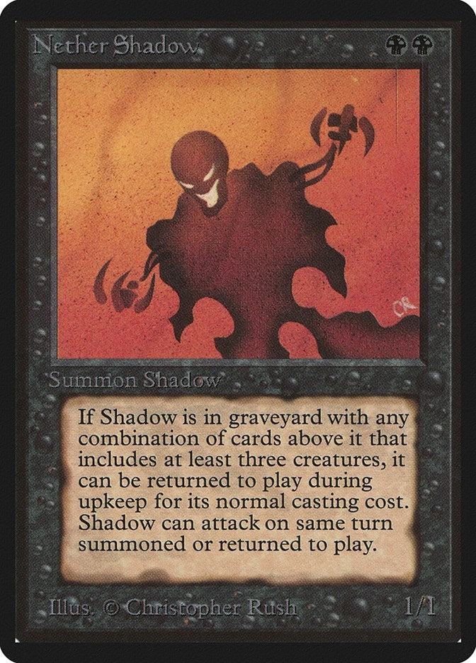 Image for Nether Shadow [Beta Edition] - Magic: The Gathering