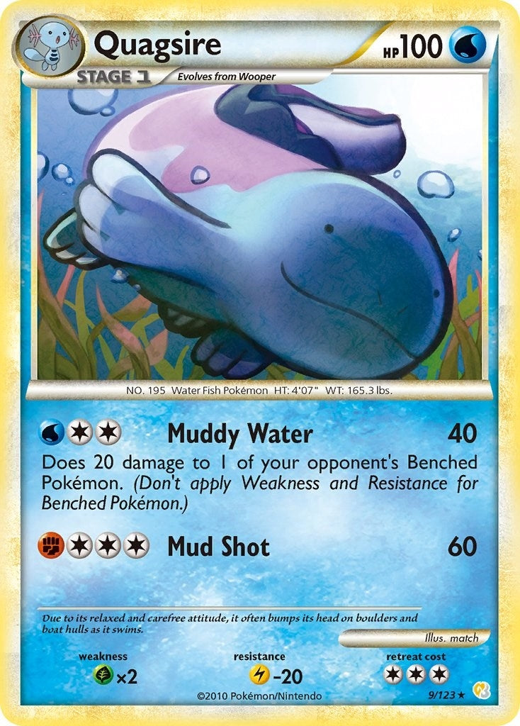 Image for Quagsire (9/123) [HeartGold SoulSilver] - Pokemon