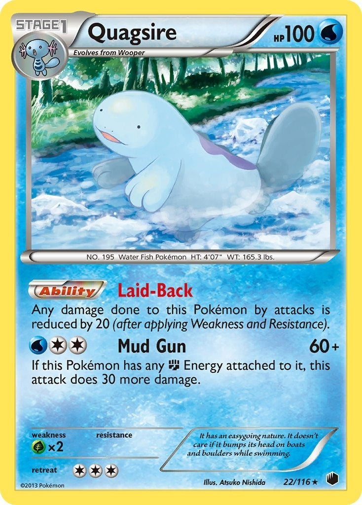 Image for Quagsire (22/116) [Plasma Freeze] - Pokemon