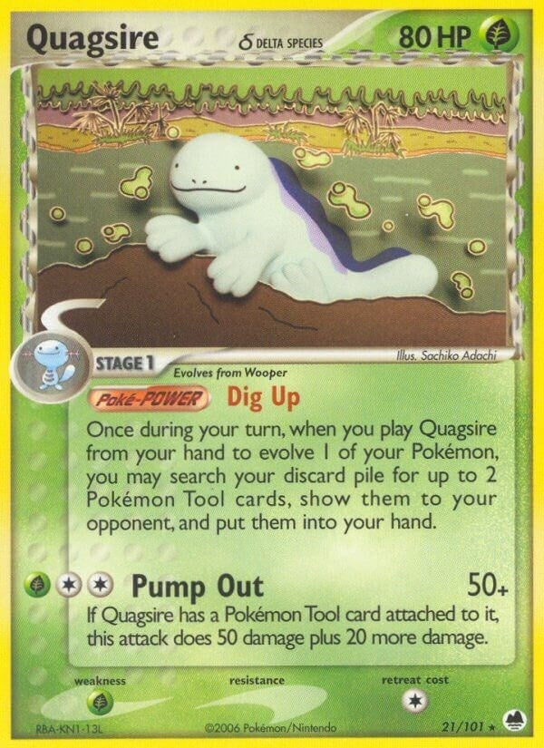 Image for Quagsire (Delta Species) (21/101) [Dragon Frontiers] - Pokemon
