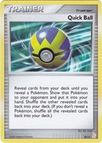 Image for Quick Ball (10/11) [DP Trainer Kit: Manaphy & Lucario] - Pokemon