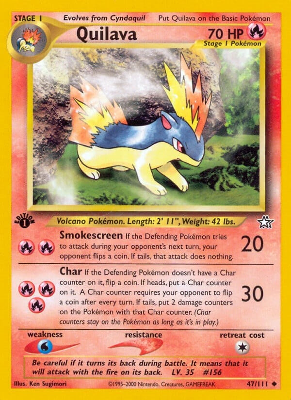 Image for Quilava (47) (047/111) [Neo Genesis] - Pokemon