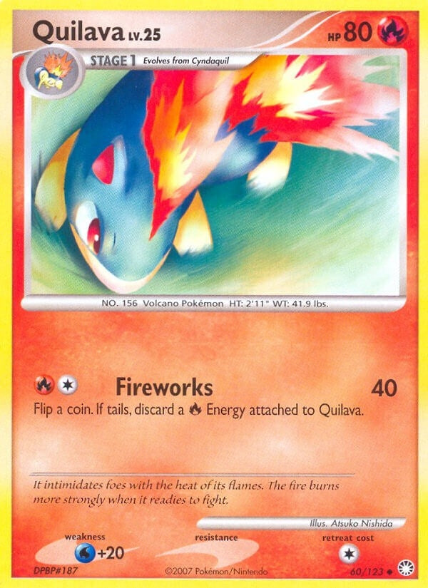 Image for Quilava (60/123) [Mysterious Treasures] - Pokemon