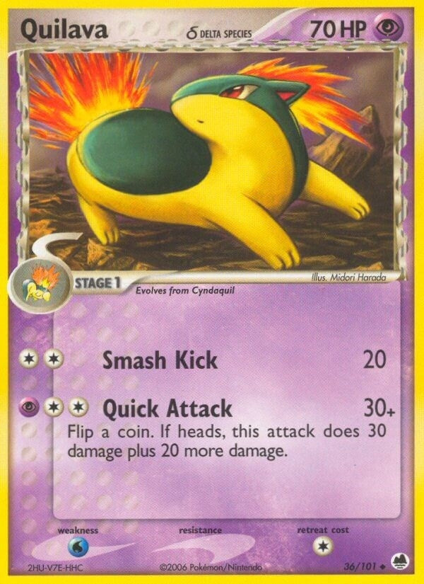 Image for Quilava (Delta Species) (36/101) [Dragon Frontiers] - Pokemon