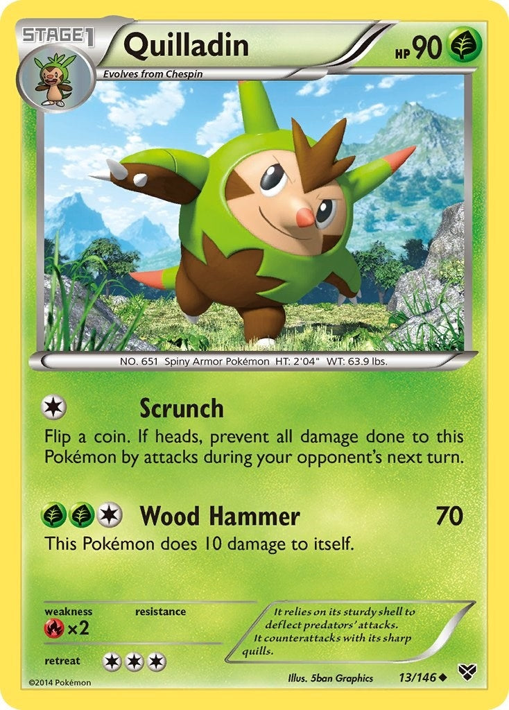 Image for Quilladin (13/146) [XY Base Set] - Pokemon