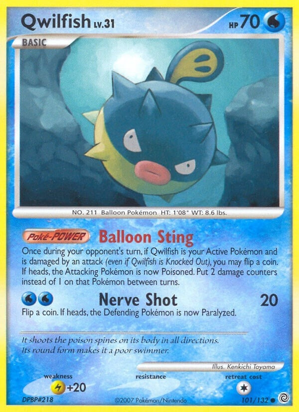 Image for Qwilfish (101/132) [Secret Wonders] - Pokemon