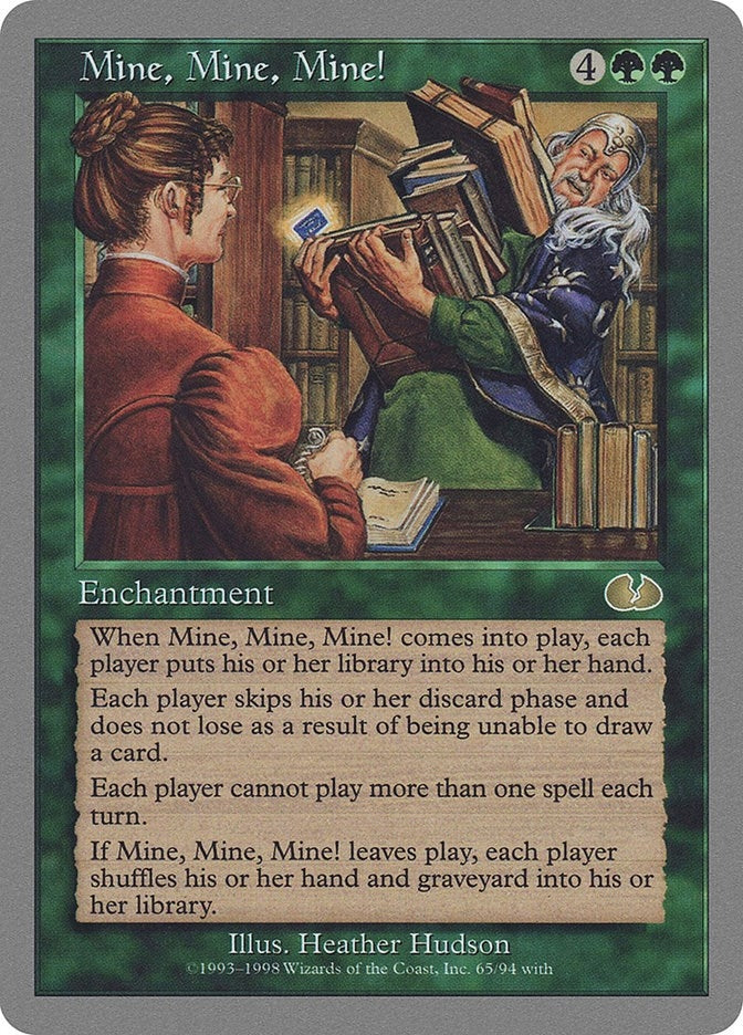 Image for Mine, Mine, Mine! (65) [Unglued] - Magic: The Gathering