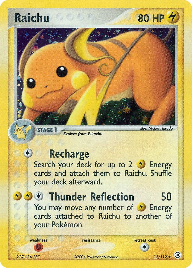 Image for Raichu (12/112) [FireRed & LeafGreen] - Pokemon