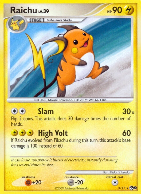 Image for Raichu (003/017) [POP Series 9] - Pokemon