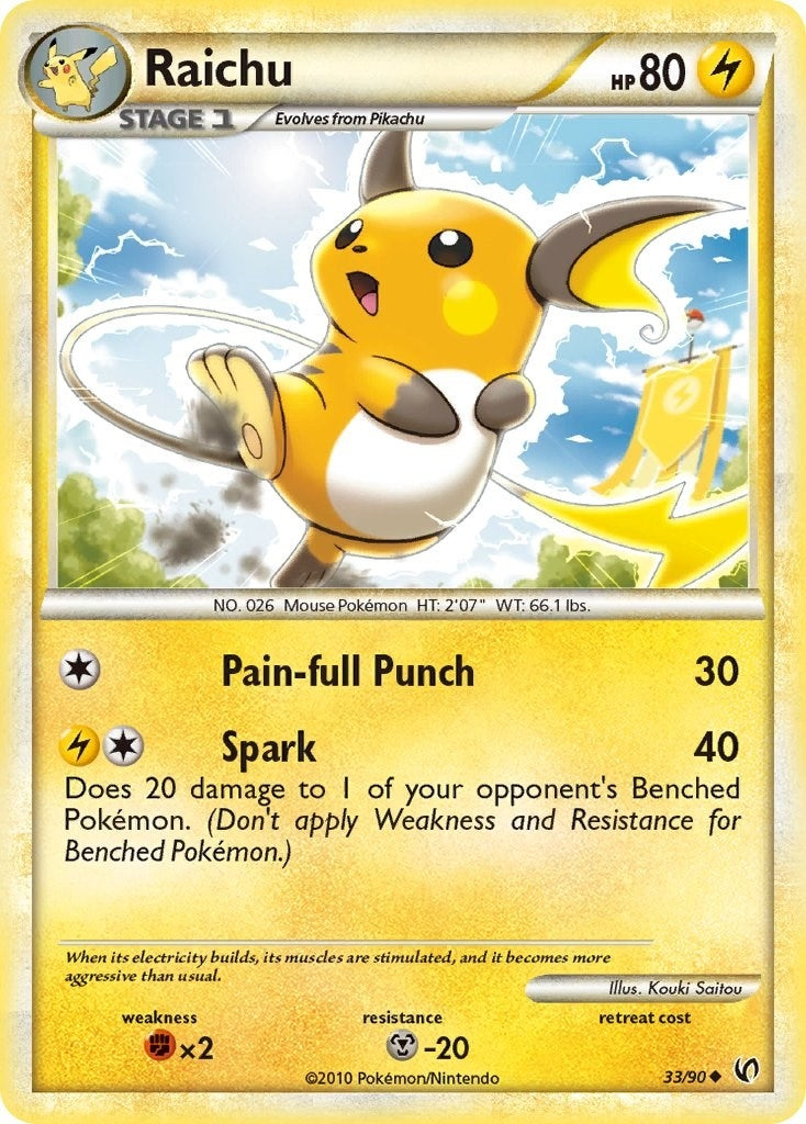 Image for Raichu (33/90) [Undaunted] - Pokemon