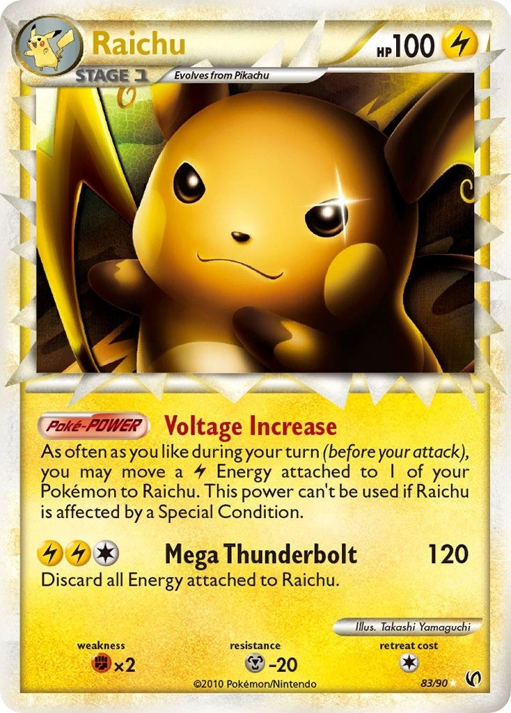 Image for Raichu (Prime) (83/90) [Undaunted] - Pokemon