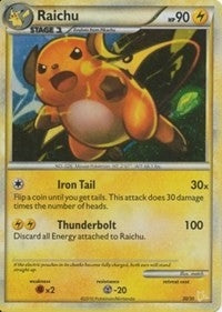 Image for Raichu (#30 Holo) (30/30) [HGSS Trainer Kit: Gyarados & Raichu] - Pokemon
