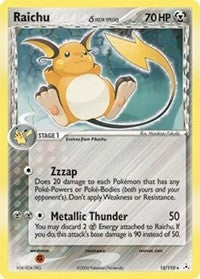 Image for Raichu (Delta Species) (15/110) [Holon Phantoms] - Pokemon