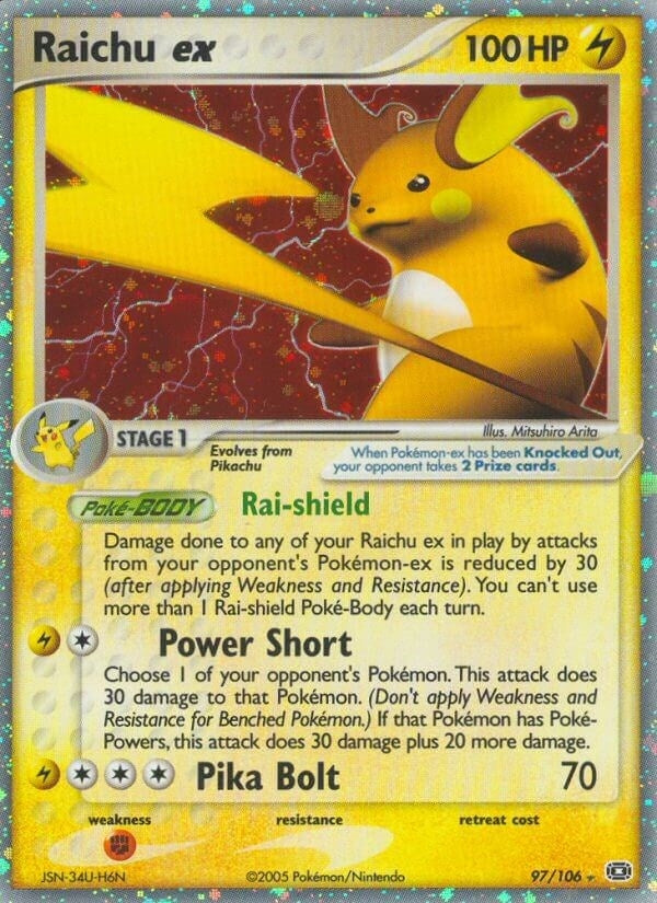 Image for Raichu ex (97/106) [Emerald] - Pokemon