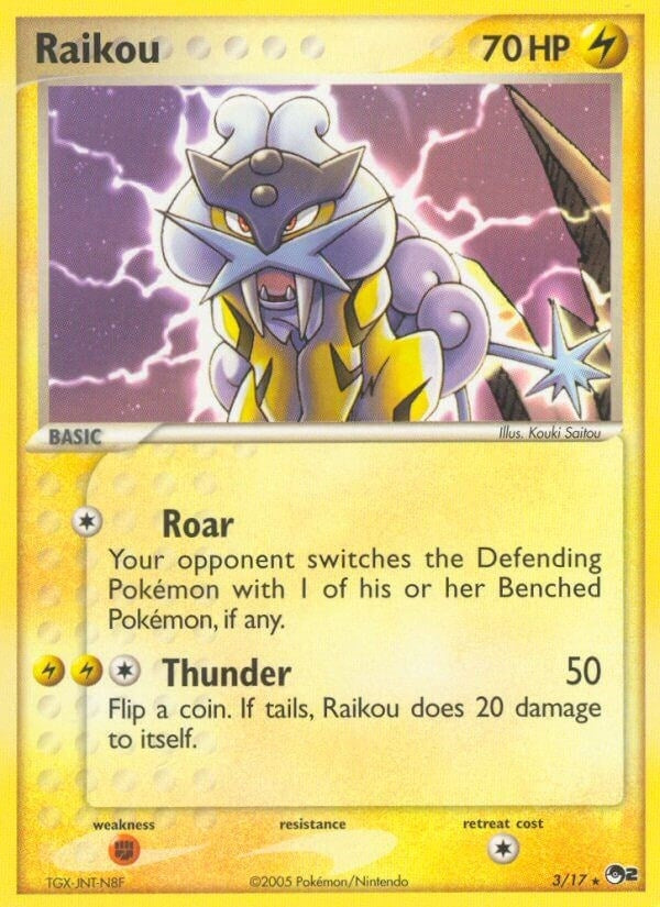 Image for Raikou (003/017) [POP Series 2] - Pokemon