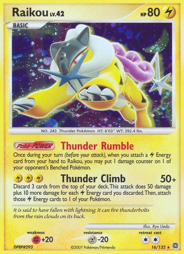 Image for Raikou (16/132) [Secret Wonders] - Pokemon