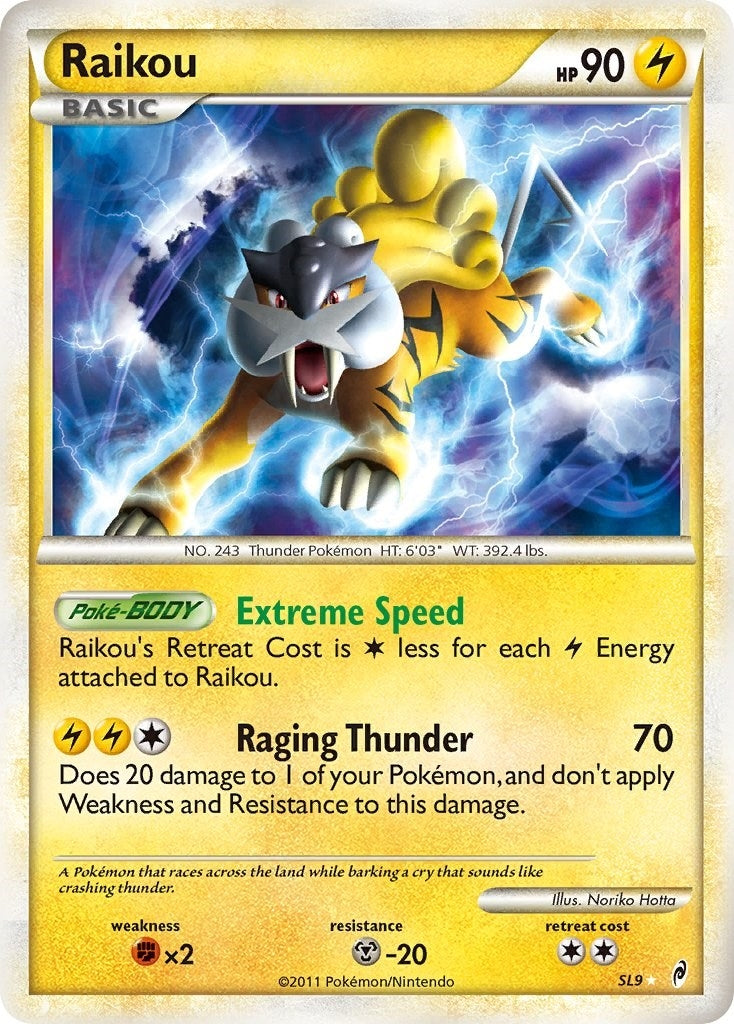 Image for Raikou (Shiny) (SL9) [Call of Legends] - Pokemon